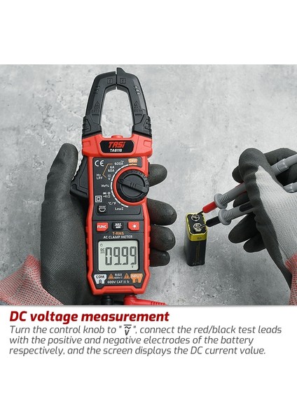 TA8315C (Ac 600A) Tası TA811 Serisi Dijital Pens Metre Ac Dc Multimetre Sıcaklık Yüksek Hassasiyetli Kapasite True Rms Ncv Ohm Hz Test Cihazı (Yurt Dışından) fırsatları