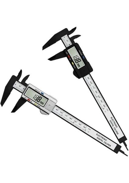 0-150MM Beyaz 0-150MM Yüksek Mukavemetli Plastik Kumpas Elektronik Dijital Sürmeli Kumpas Ölçme Aletleri Çapı (Yurt Dışından) fırsatları
