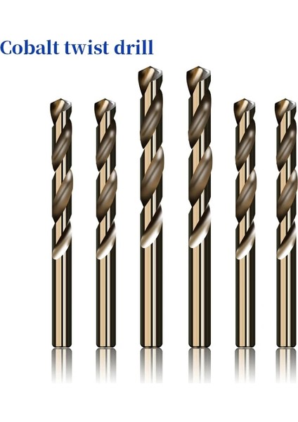 8.5mm 1 Adet 1.0-13MM Hss M35 Kobalt Kaplamalı Büküm Matkap Ucu Seti Çekirdek Matkap Ucu Ahşap Metal Delik Kesici Paslanmaz Çelik Ahşap Metal Delme (Yurt Dışından)