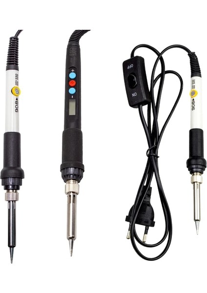 Set 2 Ingiltere Fişi Elektronik Için Regülatörlü Değiştirilebilir Havya 220V 110V Sıcaklığı Ayarlanabilir Elektrikli Havya Kaynağı (Yurt Dışından)