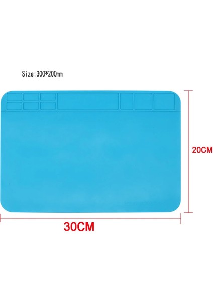35X25 cm (Gri) Tamir Pedi Yalıtım Isıya Dayanıklı Lehimleme Istasyonu Silikon Lehimleme Mat Çalışma Pedi Masa Platformu Bga Lehimleme Istasyonu (Yurt Dışından) indirimleri