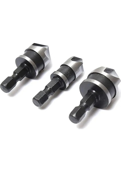 3 Adet 3 Adet Hex Havşa Delme Seti Ahşap Metal Hızlı Değişim Matkap Ucu Araçları 3 Adet Altıgen Şaft Karbon Çelik (Yurt Dışından) indirimleri