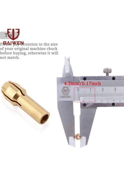2.0mm 10 Adet Mini Pirinç Bakır Matkap Aynaları Collet Freze Uçları 1.6mm-3.2mm Hızlı Torna Chuck Kiti Dremel Döner Aracı (Yurt Dışından)