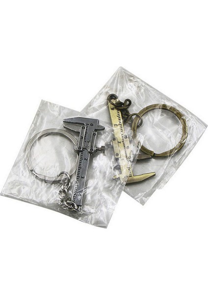 Gümüş Taşınabilir Mini Sürmeli Kumpas Anahtarlık Alaşım Kumpaslar Ölçüm Ölçer Slayt Çinko Alaşım Araba Anahtarlık Çanta Süsleme Cetvel (Yurt Dışından) fırsatları