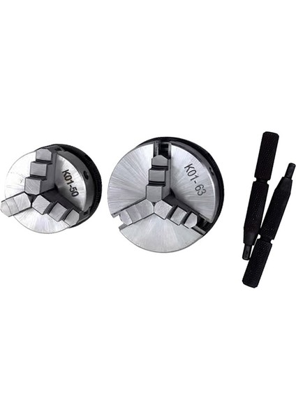 K01-63 Torna Mini Chuck 3 Çeneli Ağaç Işleme El Aynası Montaj Dişi Vida Çubuk Kendinden Merkezleme Torna Aynası Aracı 63MM (Yurt Dışından)