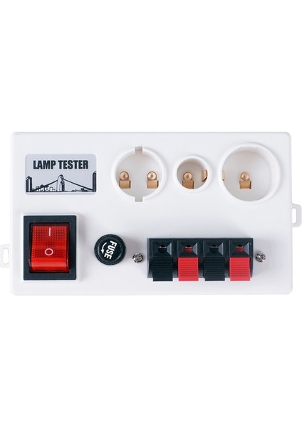 5port Abd Plug 12 Port LED Ampul Test Cihazı E27 B22 E14 Lamba Ampul Çok Fonksiyonlu Test Lambası Koruma Güç Ekranı ile Ampul Soket Standı (Yurt Dışından)