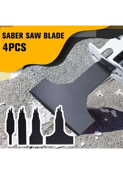 Bir 4 Adet/takım Saber Testere Pistonlu Testere Saber Kürek Elektrikli Temizleme Kiremit Temizleme Kazıyıcı Araçları Duvar Temizleme Küreği T7Z4 (Yurt Dışından) fiyatları