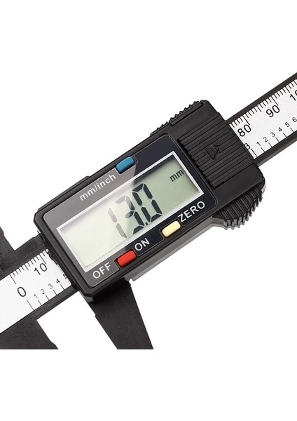 Plastik Kutu Luxıanzı 150 mm Sürmeli Kumpas Yüksek Hassasiyetli Plastik LCD Dijital Kumpas Ölçü Iç Dış Çap Derinlik Ölçme Araçları (Yurt Dışından) fırsatları