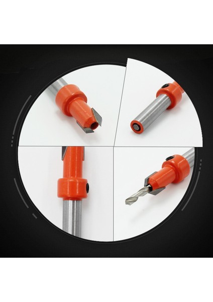 3.2MMX10MM Wreow Hss Havşa Matkap Ucu Ağaç Işleme Vidaları Pah Kırma Ahşap Delik Matkaplar Bit Havşa Yuvarlak Şaft Kereste Çalışma (Yurt Dışından)