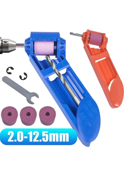 Banshou-1 Rulo 2.0-12.5mm Taşınabilir Matkap Ucu Bileyici 1 Takım Korindon Taşlama Bit Aracı Büküm Matkap Ucu Bileme Makinesi (Yurt Dışından)