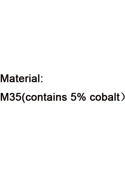 M35-KOBALT D4.4 Içerir 10 Adet, Yuvarlak Kobalt Yüksek Hız Çeliği Büküm Matkap Ucu Seti M35 Paslanmaz Çelik Alet Seti Metal Delme Kesici Makinesi Için Aksesuarlar Hss Co (Yurt Dışından)