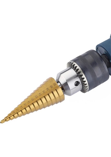 Set 2 Altıgen 3 Adet/takım 4-12MM 4-20MM Hss Düz Spiral Oluk Adım Matkap Ucu Titanyum Kaplamalı Ahşap Metal Delik Kesici Çekirdek Delme Araçları (Yurt Dışından)