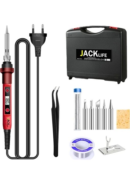 80W 11 Parçalı Set Ab Sıcaklık Elektrikli Havya Kiti 110V 220V 80W Havya Kiti XL830L Multimetre Kaynak Aracı Kiti (Yurt Dışından)