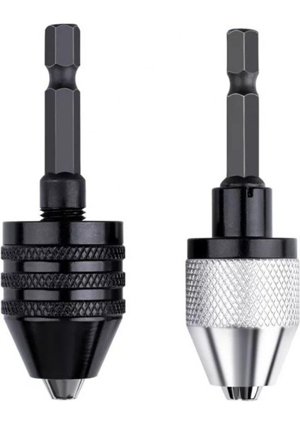 0.3-6.5mm Gümüş Matkap Chuck Elektrik Motoru Anahtarsız Tornavida Mili Fikstürü Hex Shank Mikro Tutucu Kelepçe Uçları Adaptörü Sabitleme Cihazı Araçları (Yurt Dışından)