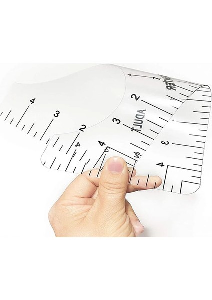 Temizle 4 Adet/takım T-Shirt Hizalama Cetvel Rehberlik T-Shirt Tasarım Moda Cetveller Boyut Tablosu ile Dıy Çizim Şablonu Zanaat Aracı (Yurt Dışından) fırsatları