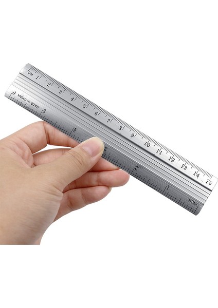 0-20 cm Profesyonel Alüminyum Alaşımlı Düz Cetvel Koruyucu Ölçek Ölçme Mühendisleri Çizim Aracı 15/20/30 cm (Yurt Dışından) modelleri