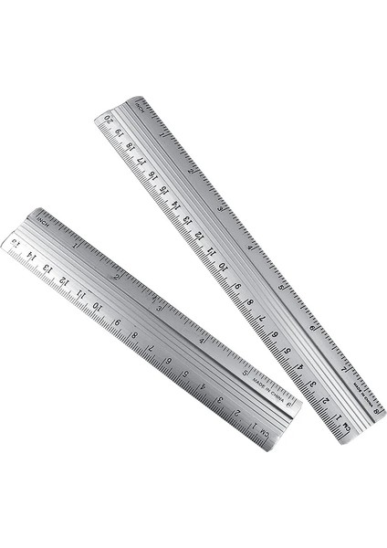 0-20 cm Profesyonel Alüminyum Alaşımlı Düz Cetvel Koruyucu Ölçek Ölçme Mühendisleri Çizim Aracı 15/20/30 cm (Yurt Dışından) fırsatları