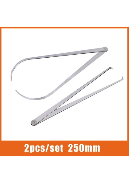 250MM 2 Adet Kaliperler 150-450MM Metal Kumpas Firma Ortak Iç ve Dış Kaliper Paslanmaz Çelik Makinist Oyma Ölçüm Aracı (Yurt Dışından)