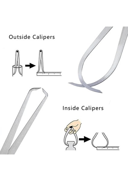 250MM 2 Adet Kaliperler 150-450MM Metal Kumpas Firma Ortak Iç ve Dış Kaliper Paslanmaz Çelik Makinist Oyma Ölçüm Aracı (Yurt Dışından) indirimleri
