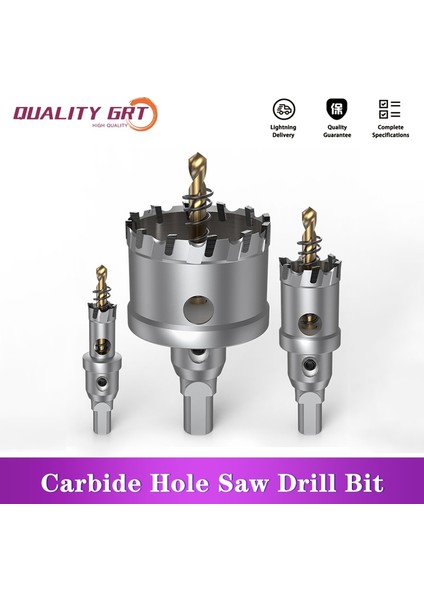 38MM Q,grt 1 Adet Tct Karbür Matkap Ucu Delik Testere Metal Işleme Kesici Paslanmaz Çelik Alaşımlı Metal Delme Matkap Ucu Ücretsiz Alışveriş (Yurt Dışından) fiyatları