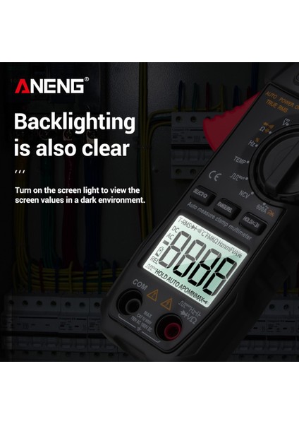 Kırmızı Aneng ST209 LCD Arka Işık Dijital Multimetre Pens Metre Ac/dc Ampermetre Voltmetre (Yurt Dışından) fırsatları