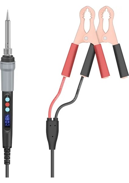 Araba Kafası ile 12-24V Dc 12V Taşınabilir Düşük Voltajlı Elektrik Havya Araba Saç Tokası 12V-24V Piller Arabalar Için Kaynak Tamir Tamir Araçları (Yurt Dışından) fırsatları