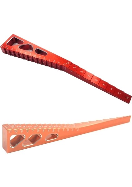 Turuncu Uniuqe Tasarım Rc Model Araba Sürüş Yüksekliği Düşüş Ölçer 2 In 1 Ölçme Aracı 1/10 (Yurt Dışından)
