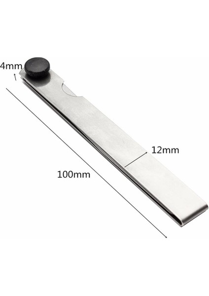 1 Takım Metrik Feeler Ölçer 17 Bıçaklı 0.02-1.00MM Ölçüm Araçları Için (Yurt Dışından) fiyatları