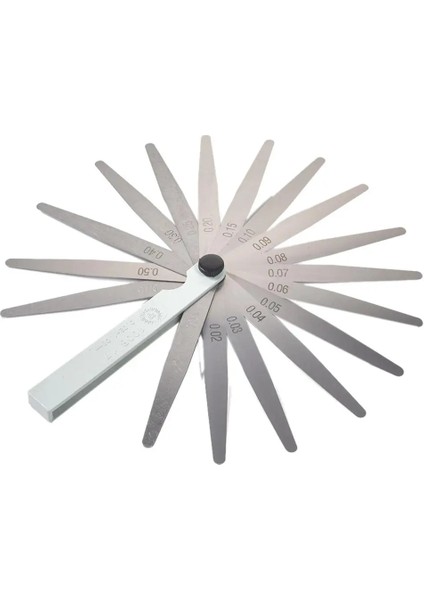 1 Takım Metrik Feeler Ölçer 17 Bıçaklı 0.02-1.00MM Ölçüm Araçları Için (Yurt Dışından) modelleri