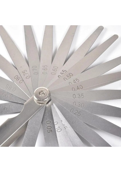 1 Takım Metrik Feeler Ölçer 17 Bıçaklı 0.02-1.00MM Ölçüm Araçları Için (Yurt Dışından) fırsatları