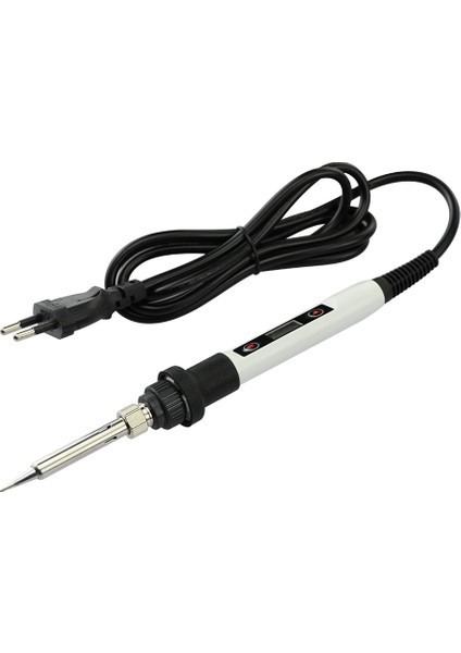 Siyah Set-2 110V Abd Tak Elektrikli Havya 80W Ayarlanabilir Sıcaklık LCD Kaynak Aracı Seramik Isıtıcı Havya Kafası Sökme Pompa Seti (Yurt Dışından)