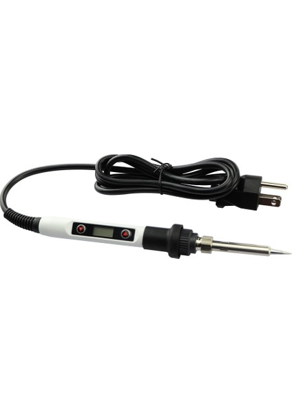 Siyah Set-2 110V Abd Tak Elektrikli Havya 80W Ayarlanabilir Sıcaklık LCD Kaynak Aracı Seramik Isıtıcı Havya Kafası Sökme Pompa Seti (Yurt Dışından)