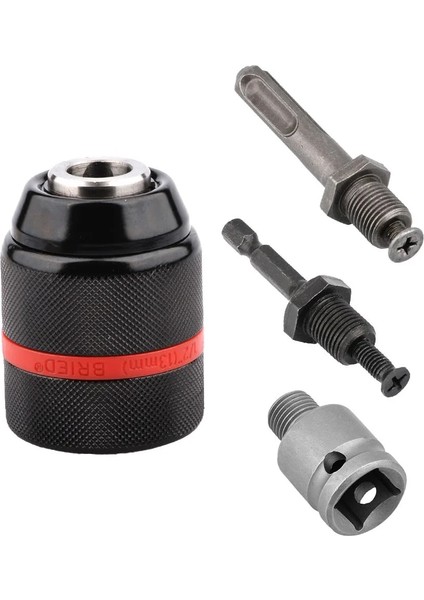Ayna ve Altıgen Şaft 1/2-20UNF 1.5-13MM Anahtarsız Metal Matkap Chuck Hızlı Değiştirme Adaptörü Sds-Plus Şaft 1/4" Altıgen Kare Fit Döner Darbeli/darbeli Matkap (Yurt Dışından) fiyatları