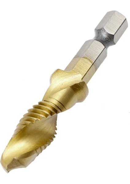 M6 1pc M3-M10 Hex Shank Titanyum Kaplama Hss El Vida Konu Metrik Dokunun Matkap Uçları (Yurt Dışından)