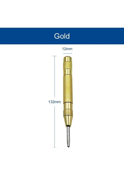 Altın Otomatik Kerner/punch, Metal Çekirdek Malzemesi Hss'dir, Cam/ahşap/plastik/taş/çelik Için, Metal Için Otomatik Iğne (Yurt Dışından)