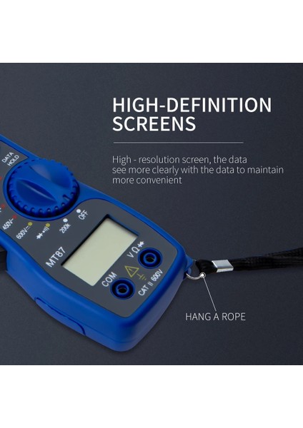 Kelepçe Multimetre Pens Ampermetreler Dijital MT87 Multimetre Amper Pens Metre Test Akımı Kelepçeleri Ac/dc Gerilim Transistörü Test Cihazı Güç Ölçer Çoklu Test (Yurt Dışından) fiyatları