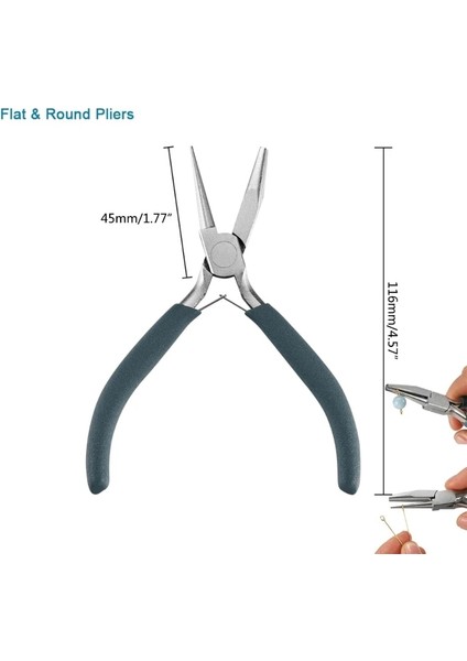 Altı Segmentli Pense 57EB Taşınabilir-Elde Taşınabilir Bölünmüş Halka Açıcı-Takı Yapımı Pense Atlama Halkası Cımbız-Pense Yapımı Boncuklama Burun Pensesi Atlama Halkası Için (Yurt Dışından) modelleri
