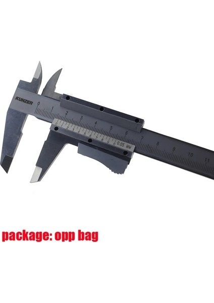 Opp Torba Kendinden Kilitli Metal Kumpas Endüstriyel Çelik Sürmeli Kumpas Ölçer Mikrometre Kaymak Cetvel Ölçme Aracı Enstrüman 0-150MM 6 Inç (Yurt Dışından)