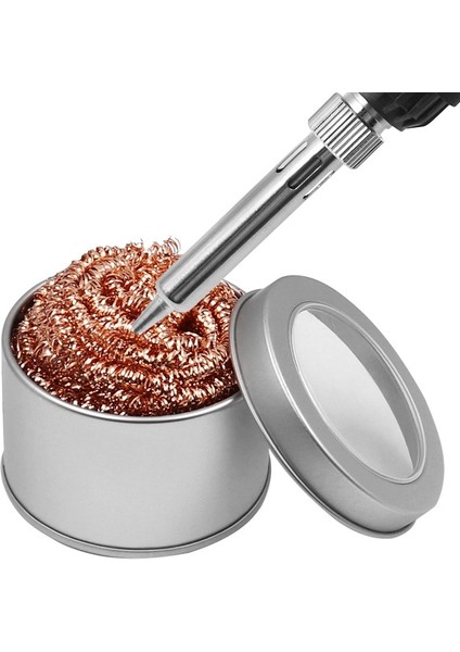 Altın Havya Ucu Temizleyici Lehim Sökme Temizleme Topu Kaynak Havya Örgü Filtre Metal Tel Standı Çelik Top Kalay Sökücü (Yurt Dışından)