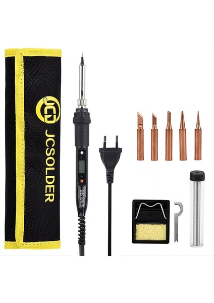 908S Set3 80W 110V, Ab Jcd 80W 908S Elektrikli Havya Kiti Cadılar Bayramı Hediye Dıy Lehimleme Istasyonu 8898 Kaynak Aracı Lehimleme Dıy Için Set (Yurt Dışından)