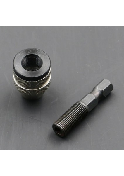 Gümüş 0.5-3.6mm Anahtarsız Matkap Aynası Elektrikli Matkap Tornavida Darbeli Sürücü Adaptörü Mini Collet 1/4 ''hex Shank Hızlı Değişim Adaptörü (Yurt Dışından)