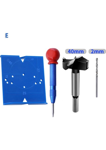 35/40MM Abs Menteşe Delik Jig Matkap Kılavuzu Şablon Jig Dolapları Menteşeler Delik Bulucu Seti Ağaç Işleme Kapı Delik Açıcı El Aletleri (Yurt Dışından)