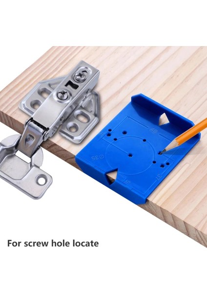 35/40MM Abs Menteşe Delik Jig Matkap Kılavuzu Şablon Jig Dolapları Menteşeler Delik Bulucu Seti Ağaç Işleme Kapı Delik Açıcı El Aletleri (Yurt Dışından) fırsatları