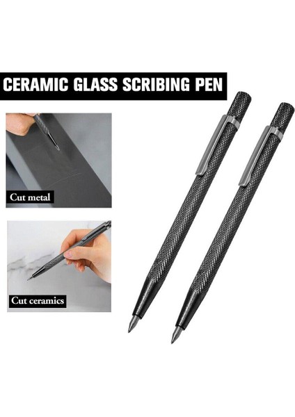 Siyah 1 Adet Elmas Metal Işaretleyici Gravür Kalem Tungsten Karbür Uç Stylus Kalem Cam Seramik Metal Ahşap Gravür El Aracı (Yurt Dışından) modelleri
