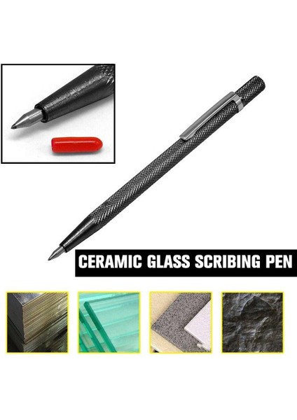 Siyah 1 Adet Elmas Metal Işaretleyici Gravür Kalem Tungsten Karbür Uç Stylus Kalem Cam Seramik Metal Ahşap Gravür El Aracı (Yurt Dışından) indirimleri