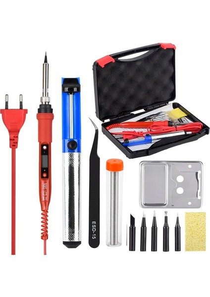 Mor 80W 220V, Abd Jcd 80W Dijital Elektrikli Havya Kiti Sıcaklığı Ayarlanabilir 220V/110V Kaynak Aracı Seramik Isıtıcı Lehimleme Ipuçları Rework (Yurt Dışından)