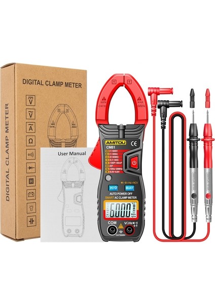 CM81 Kırmızı Amıtou CM80/CM81 Dijital Pens Metre Ac Akım Ampermetre Gerilim Test Cihazı Amp Hz Kapasite Ncv Ohm Test Cihazı Elektrikçi Araçları (Yurt Dışından)