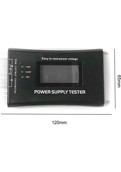 Dijital LCD Güç Kaynağı Test Cihazı Çok Fonksiyonlu Bilgisayar 20 24 Pin LCD Ekran Atx Btx Itx Tfx Gerilim Test Kaynağı (Yurt Dışından)