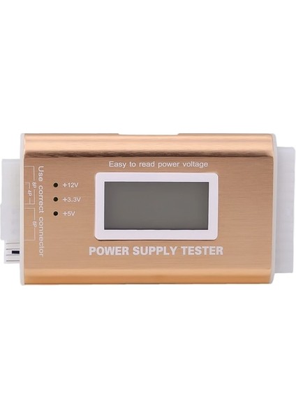 Altın Dijital LCD Güç Kaynağı Test Cihazı Desteği Pc 20/24 Pin 4 Psu Atx Btx Itx Sata HDD Arayüzü Güç Ölçme Teşhis Test Cihazı Aracı (Yurt Dışından)
