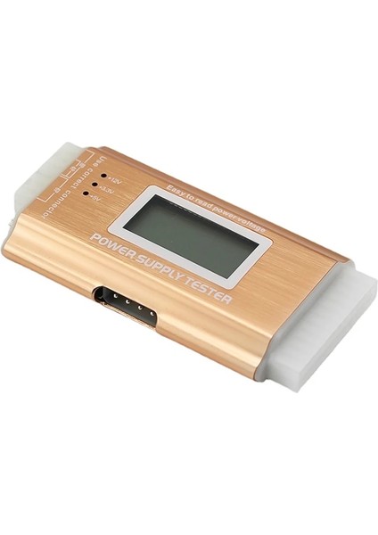 Altın Dijital LCD Güç Kaynağı Test Cihazı Desteği Pc 20/24 Pin 4 Psu Atx Btx Itx Sata HDD Arayüzü Güç Ölçme Teşhis Test Cihazı Aracı (Yurt Dışından)